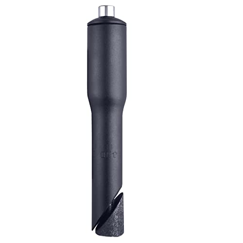 Azarxis Vástago de Horquilla de Bicicleta Extensión de Elevador de Canilla Adaptador de Elevador de Manillar 1-1/8 Pulgadas φ22.2mm 25.4mm 150mm (Negro, 22,2 mm)