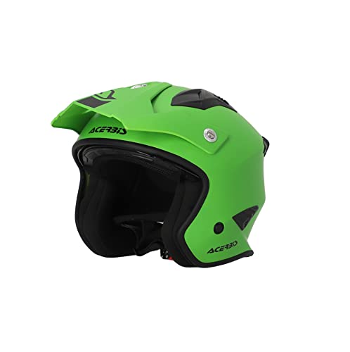 ACERBIS HELMET JET ARIA 2206, green, XL