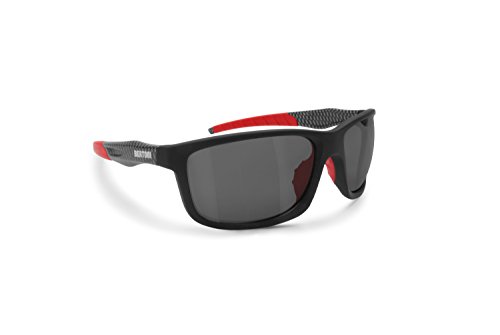 BERTONI Gafas Deportivas Envolventes a Prueba de Viento de Ciclismo Carrera Moto Running Esquí - Alien 03 Italy