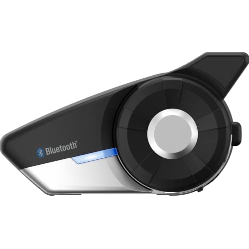 Sena 20S EVO Sistema de comunicación Bluetooth para Motocicleta con Altavoces HD, Black