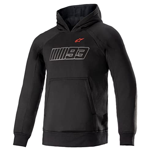 Alpinestars MM93 Thunder Sudadera con Capucha de Motocicleta (Black,M)