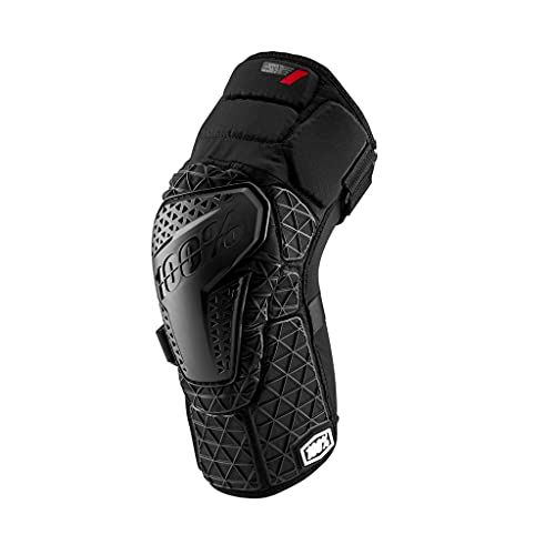 Ride100percent Guards Surpass Knee Guard Black-MD, Adultos Unisex, Negro, ESTANDAR