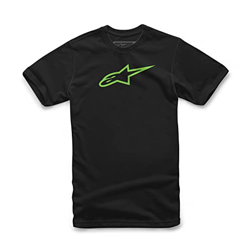 Alpinestars, Ageless Classic tee, Camisa Manga Corta, Verde Negro, M, Hombre