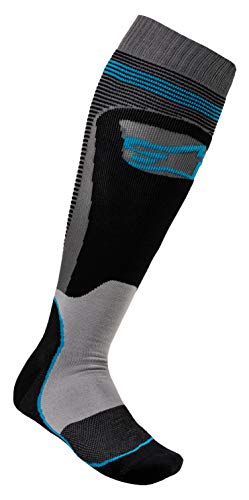 Alpinestars MX Plus-1 Calcetines de Motocross (Black/Gray,S)