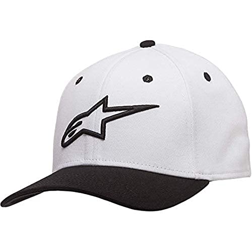 Alpinestars Ageless Curva Hat Gorra de béisbol, Hombre, Blanco Negro, LXL