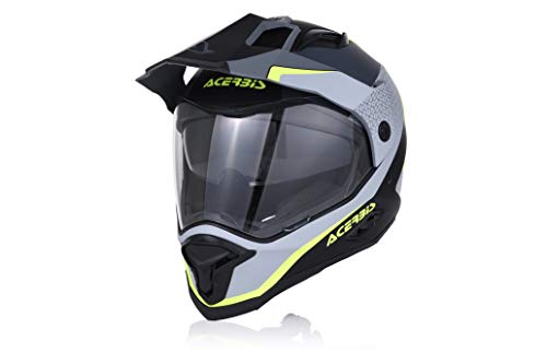 Acerbis 0023466.319.066 Casco, Hombre, Black/Gray, L