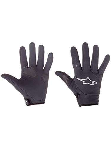 Alpinestars Guante Cortavientos Cascade Gore, Hombres, Negro Gris Medio, XL