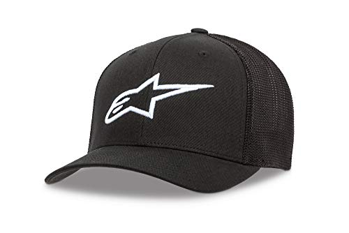 Alpinestar Women's Ageless Trucker Hat Tapa del Camionero Cierre Snapback, Niños, Black/White, OS