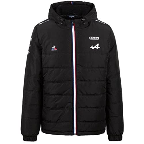 Chaqueta de Parka Jacket Alpine F1 Team Racing Oficial F1, Negro , S