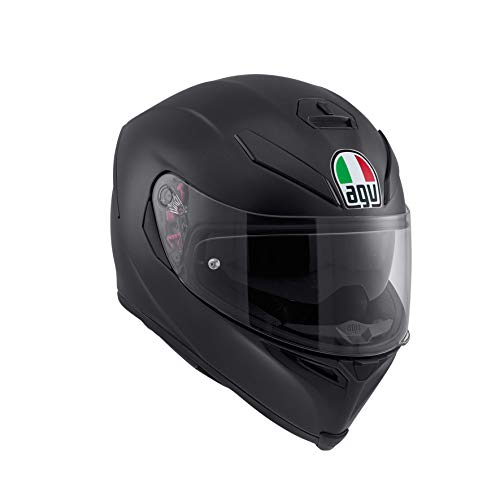 AGV 0041A4MY_003_S K5 S Solid Casco Moto Integral, Negro Mate, S