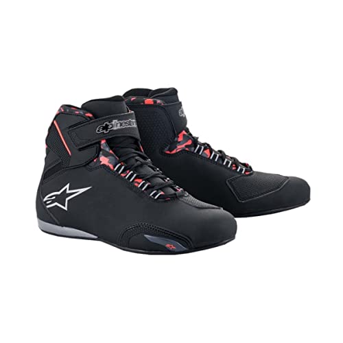 Alpinestars Alpinestar, Botas de Moto Unisex Adulto, Negro Gris Y Rojo, 44 EU