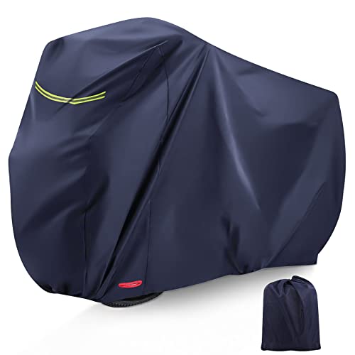 Victarvos Funda para Moto XXL, Protector Cubierta Moto Exterior 245 x 125 x 105 cm, Cubierta de Motocicleta Exterior Impermeable Protege a los Scooters de la Lluvia, el Polvo, la Nieve y la Suciedad