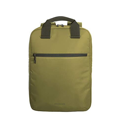 Tucano-Mochila Colorida para Ordenador de 13, 14 Pulgadas. Bolsillos Interiores Acolchados para portátil,MacBook,iPad y Tablet. Mochila Lux es para la Oficina y Universidad para Mujeres y Hombres.