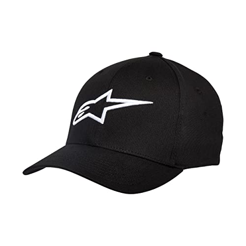 Alpinestar Ageless Curve Gorra, Hombre, Negro/Blanco, L/XL