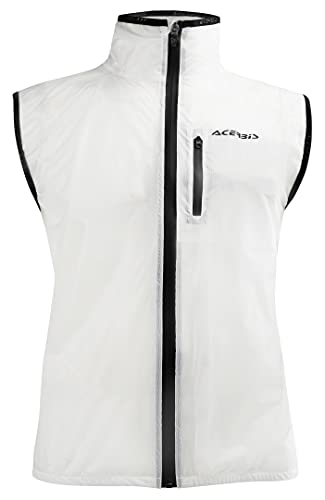 ACERBIS 0024215.030.066 Gilè Rain DEK Pack Blanco Talla L, Unisex-Adult, M