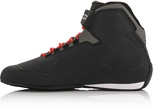 Alpinestars NC, Zapatillas de Moto Hombre, Negro y Rojo, 44 EU