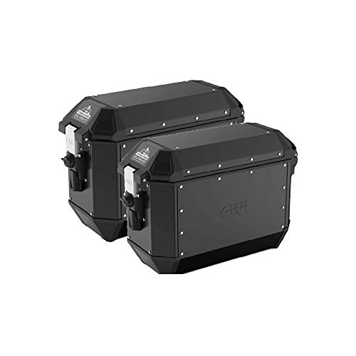 GIVI Trekker Alaska 36 litros. Conjunto de maletas Monokey® (Black)