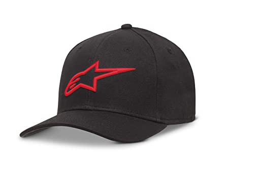 Alpinestars, Ageless Curve, Gorra De Beisbol, Negro/Rojo, S/M, Hombre