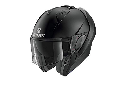 Shark EVO ES Casco Modular Moto, Unisex-Adult, Negro Mate, XL