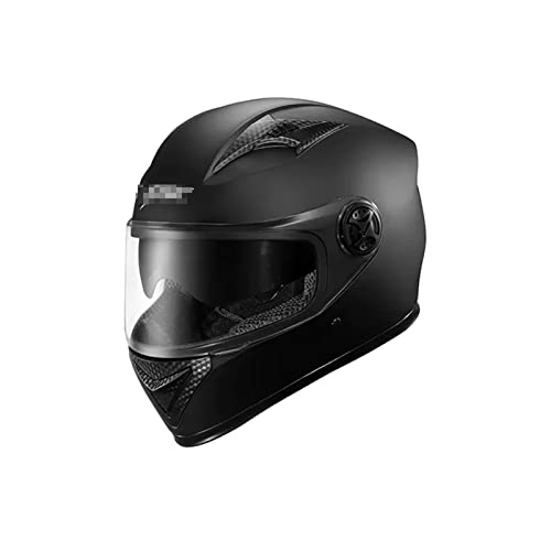 QJWM Casco De Moto Cascos Integrales De Motocicleta Modulares Diseño Liviano con Visera Casco Protector para Hombres Y Mujeres Adultos Aprobado Dot/ECE A,55~62CM