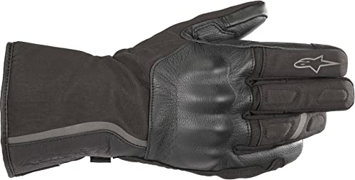 Alpinestars Guantes Moto En Piel para Mujer Stella Tourer W-7 Drystar Negro (M, Negro)