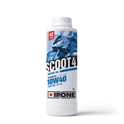 Ipone 800383 Aceite Motor Scoot 4 4 Tiempos sintético 10 W40 Scoot