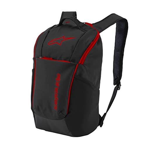 Alpinestars, Defcon V2 Backpack, Mochila, Negro/Rojo, Os, Hombre, 35 x 50 x 54 cm