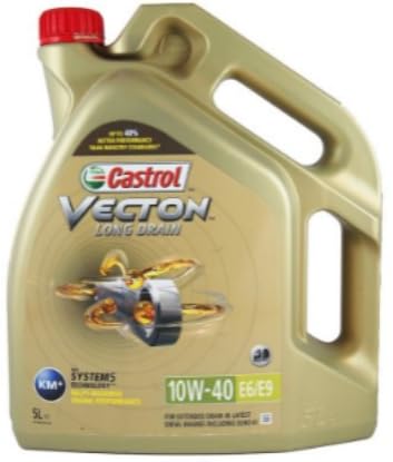 Castrol Aceite de motor aceite motor motor motor aceite aceite diésel Vecton 10W-40 Long Drain E6/E9 5L