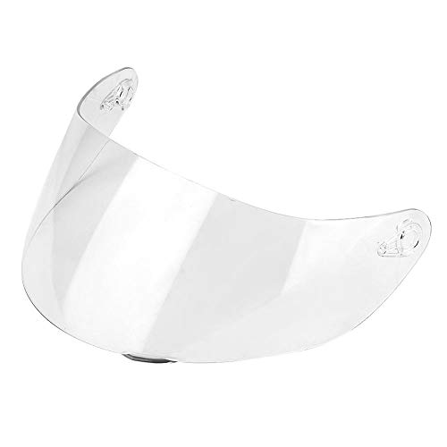 Visera de Casco de Motocicleta, Visera de Lente de Casco, Visor Parabrisas de Motocicleta Toda la Superficie Adecuada Protector de Viento para AGV K5 K5-S K3 SV K1 (Transparente)