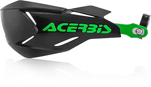 ACERBIS 22397.325 Protector de mano Moto Negro/Verde, Talla Unifit