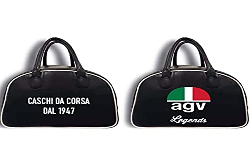 AGV Legends-Bolsa para Casco Motocicleta, Unisex Adulto, Negro, Uni