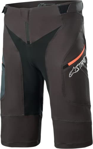 Alpinestar Pantalones Cortos s Drop 8.0 Ropa, Negro/Coral, 30 Unisex Adulto