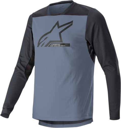 Alpinestars Jersey Drop 6, Grisaille Black, XL para Hombre