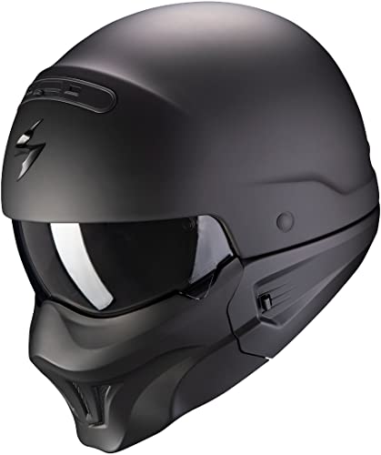 Casco de Moto Scorpion Exo-Combat EVO Matt Black, Negro, XL