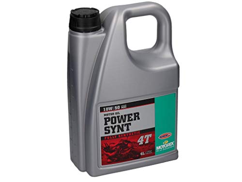 MOTOREX Aceite de motor Cross Power 4T 10W50 JASO MA2 API SN/SM/SL – 4L 4 litros