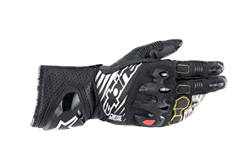 Alpinestars GP Tech V2 Youth Gloves (L, negro/blanco)