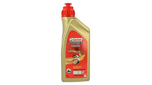 Carall Castrol Power 1 Scooter 4T 10W30 V9 Aceite Lubricante Moto 4 Tiempos 1 Litro