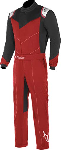 Alpinestars KART - Traje de kart para interiores, color rojo y negro