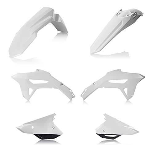 Acerbis Kit de plástico (lado inferior blanco/negro) para Honda CRF450R 21-22