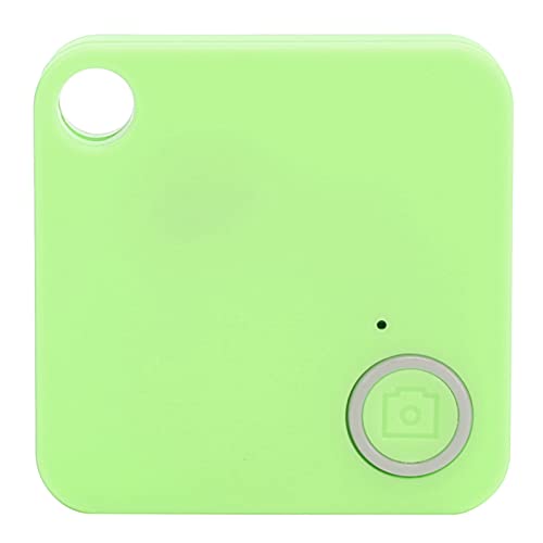 Dispositivo de Seguimiento Bluetooth Buscador de Llaves antipérdida Localizador de artículos Llave de Alarma antirrobo Compatible con iOS Android para niños Mascotas Teléfono con Billetera(Verde)