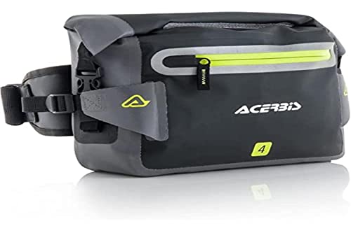 Acerbis 0022858.319 MARSUPIO STAGNO MOTO NO WATER IMPERMEABILE 4L NERO GRIGIO