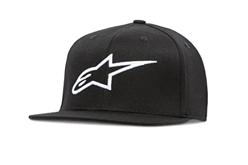 Alpinestars Ageless Sombrero Plano Gorra de béisbol, Hombre, Blanco Negro, LXL