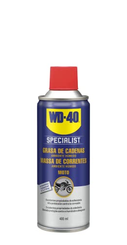 WD-40 34788 Specialist Motorbike - Grasa de Cadenas Ambiente Húmedo- Spray 400ml