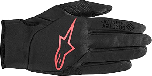 Alpinestars Cascade Gore-Tex Infinium Windstopper Guantes, Mujer, Negro/Coral, Medium