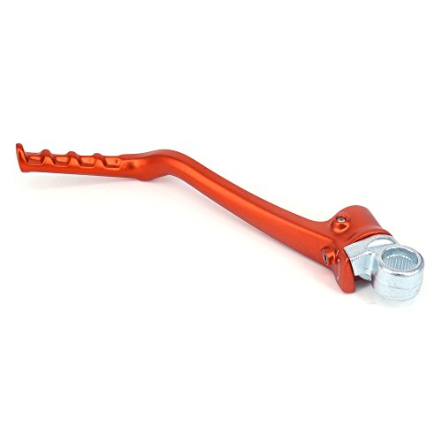 JFGRACING Palanca de Arranque Forjado Palanca de Arranque Brazo de Pedal para 125 150 200 SX EXC XC XCW 12-16 TC125 TE125 14-15 - Naranja