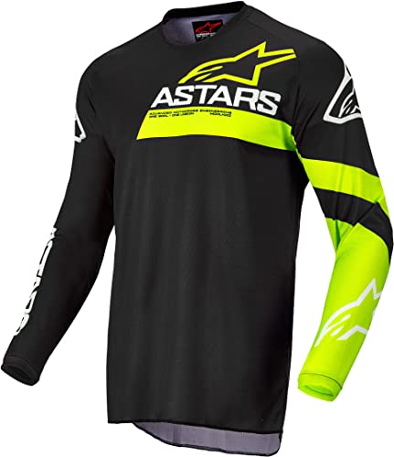 Alpinestars Fluid Chaser Jersey Negro/Amarillo Fluo Sm (3762422-155-S)