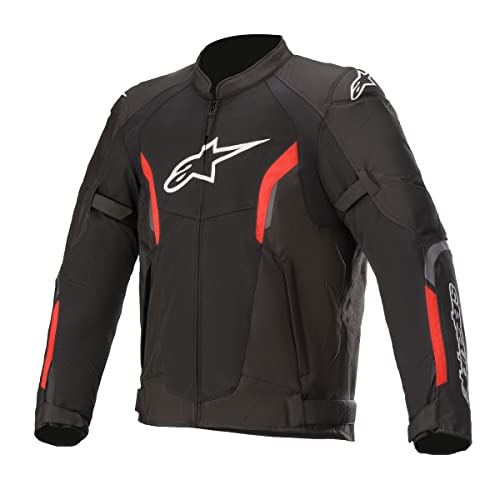 Alpinestars AST V2 Air Jacket, Negro/Rojo Fluo, 1