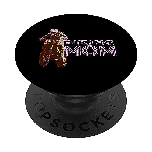 Regalo para madre de motocross PopSockets PopGrip Intercambiable