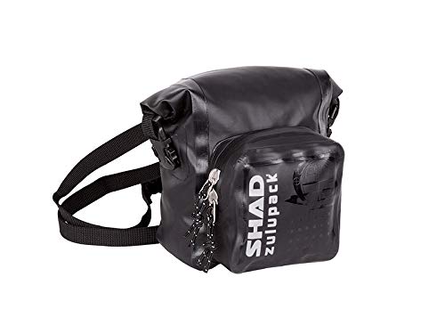 SHAD W0SB05 Small Bag SB05 Bolsa Blanda para Motocicleta, Resistente al Agua, Color Negro