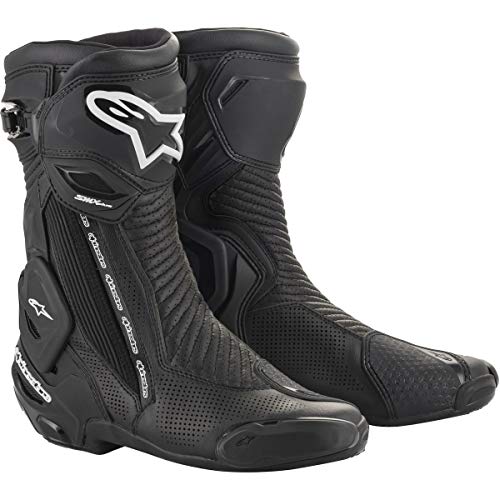 Alpinestars Men's SMX Plus V2 Motorcycle Riding Boot, Black, 38